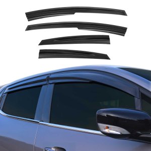 Toyota Prius Wind Deflector - Omac - Acrylic 4 Pcs - Black - '12-'15